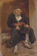 Paul Raud An Old Man from Muhu Island oil painting